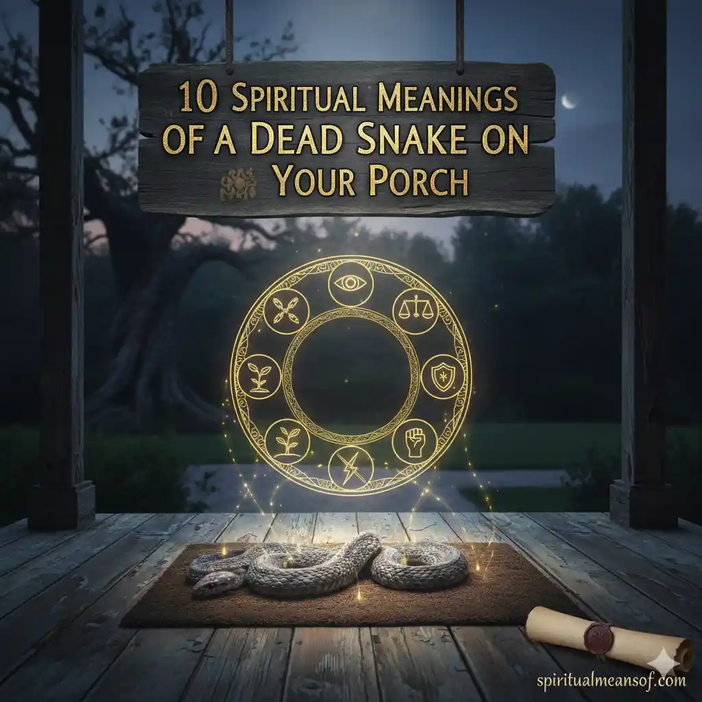 Spiritual Meanings of a Dead Snake on Your Porch