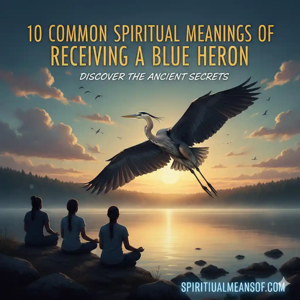 Spiritual Meanings of Receiving a Blue Heron