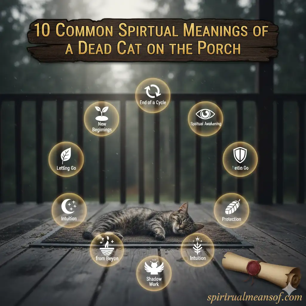 Spiritual Meanings of a Dead Cat on the Porch
