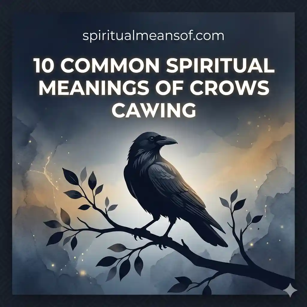 Spiritual Meanings of Crows Cawing