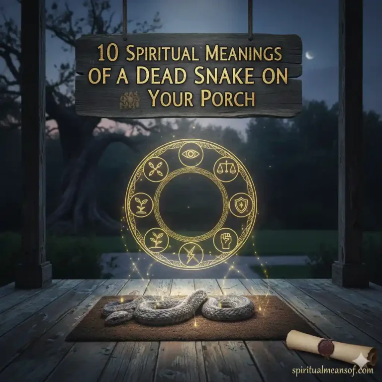 Spiritual Meanings of a Dead Snake on Your Porch