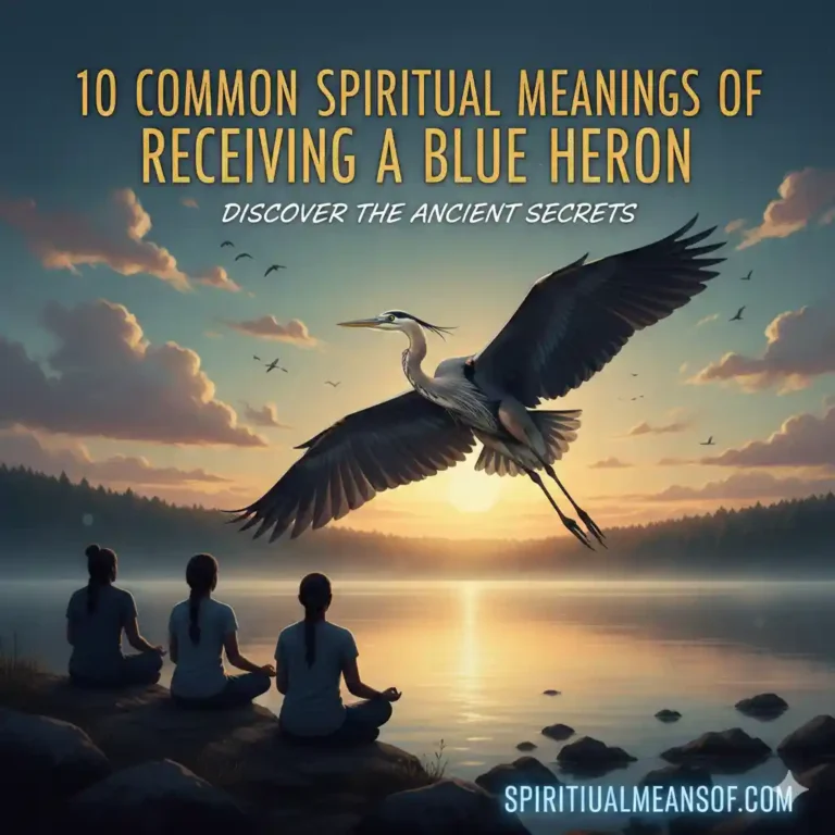Spiritual Meanings of Receiving a Blue Heron