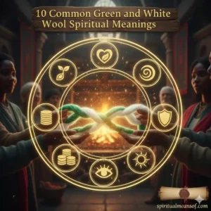 Green and White Wool Spiritual Meaning