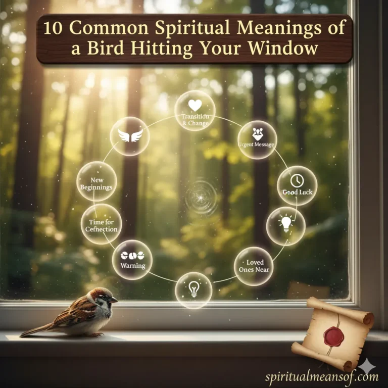 Spiritual Meanings of a Bird Hitting Your Window