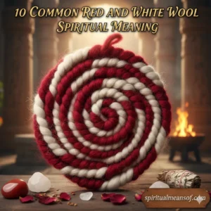 Red and White Wool Spiritual Meaning
