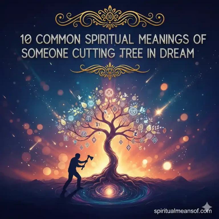 Spiritual Meanings of Someone Cutting Tree in Dream