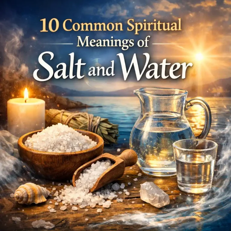 Spiritual Meanings of Salt and Water