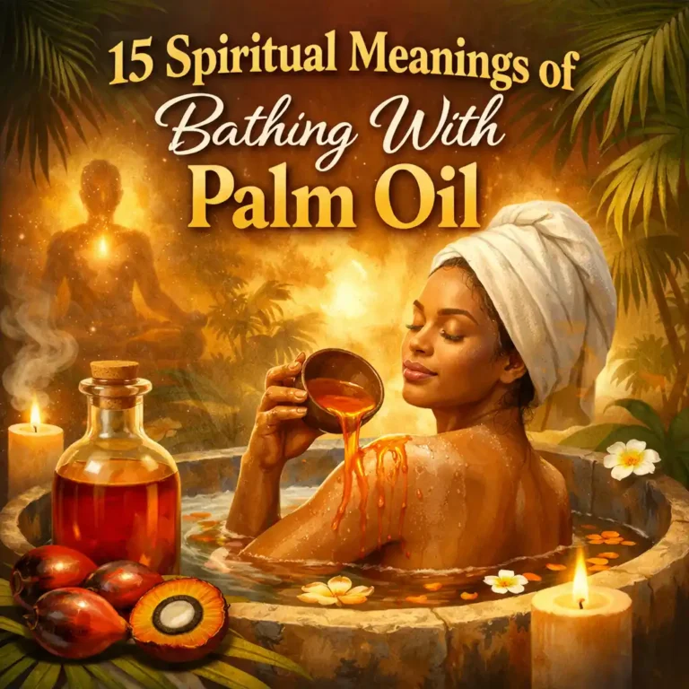Spiritual Meanings of Bathing With Palm Oil