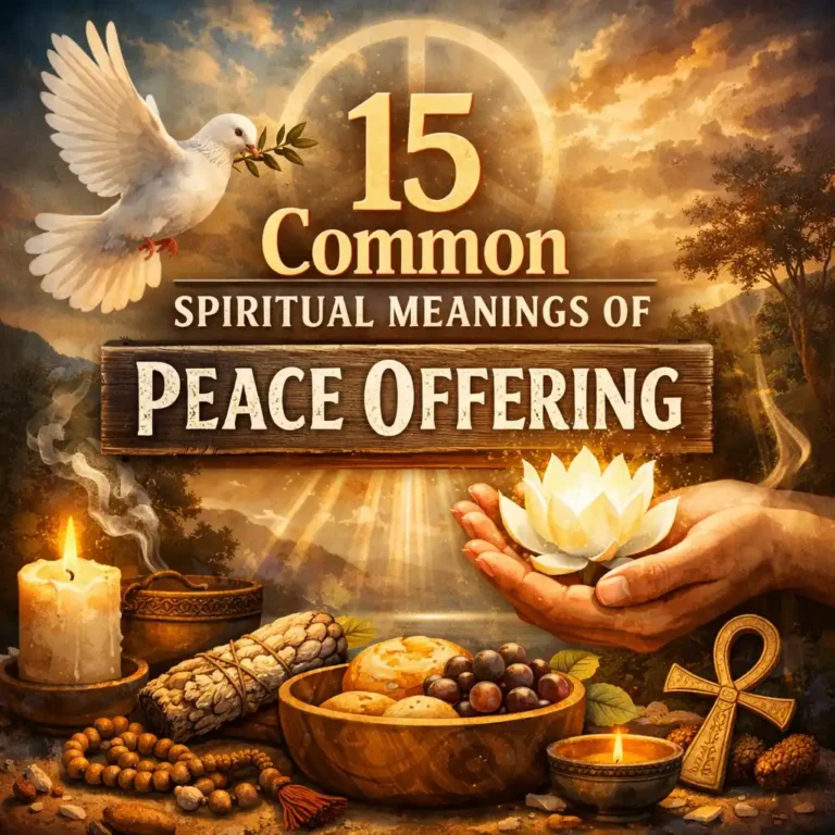 Spiritual Meanings of Peace Offering