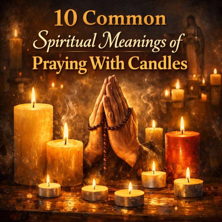Praying With Candle