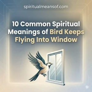 Spiritual Meanings of Bird Keeps Flying Into Window