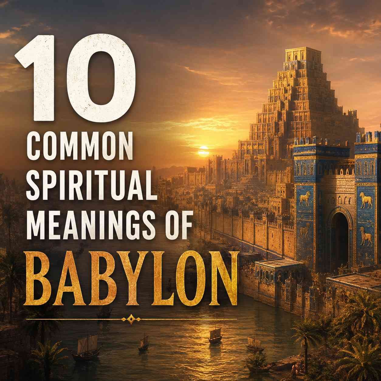 What Does Babylon Mean Spiritually