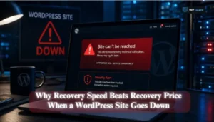 Why Recovery Speed Beats Recovery Price When a WordPress Site Goes Down